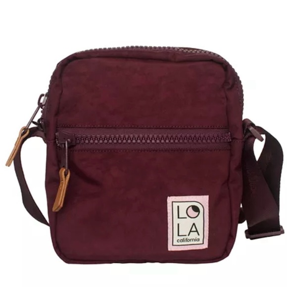 Lola Rich Burgundy Messenger Bag - Picture 1 of 11
